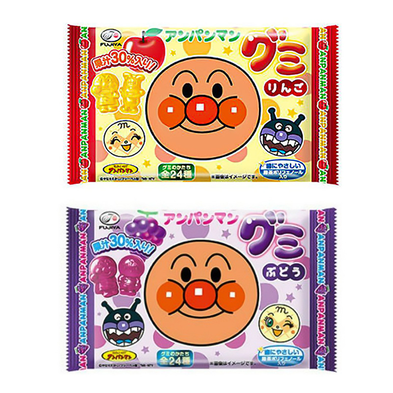 Japan Imported Extreme popularity Fujiya Cartoon Anpanman children Mouthpiece 30% fruit juice Soft sweets Candy 6