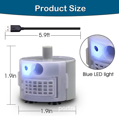 Circular water pump, water pump with CE certification, USB pet drinking fountain accessory, SMA-800, cross-border