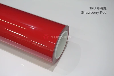 Auto Color Change Film — car color change film crystal - tpu-strawberry-red-15215m