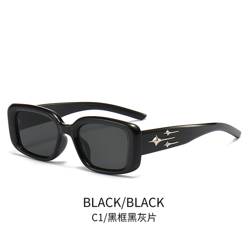 New GM Same Style Galaxy Star Small Frame Sunglasses Cross-border Fashion Square Sunglasses Manufacturer Wholesale LN