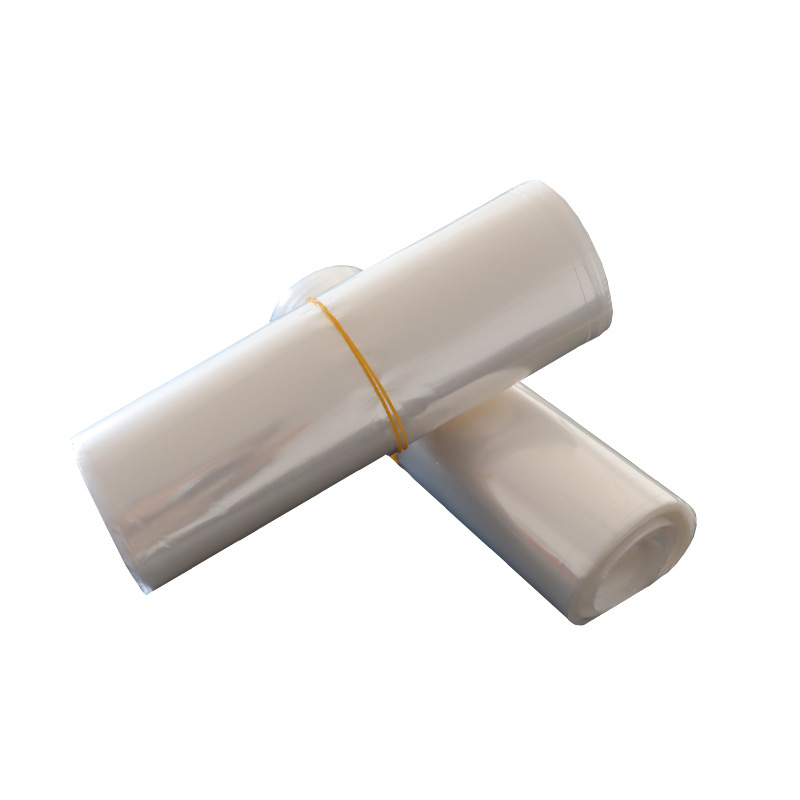 Pof película termorretráctil transparente a prueba de humedad a prueba de polvo dos extremos de película de bobinado envase de aire caliente película blando película de sellado de plástico protector del medio ambiente tubular