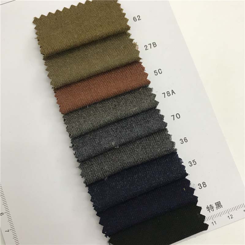 TR拉毛制服呢/活性 10个颜色现货供应 职业装 工装面料 344519