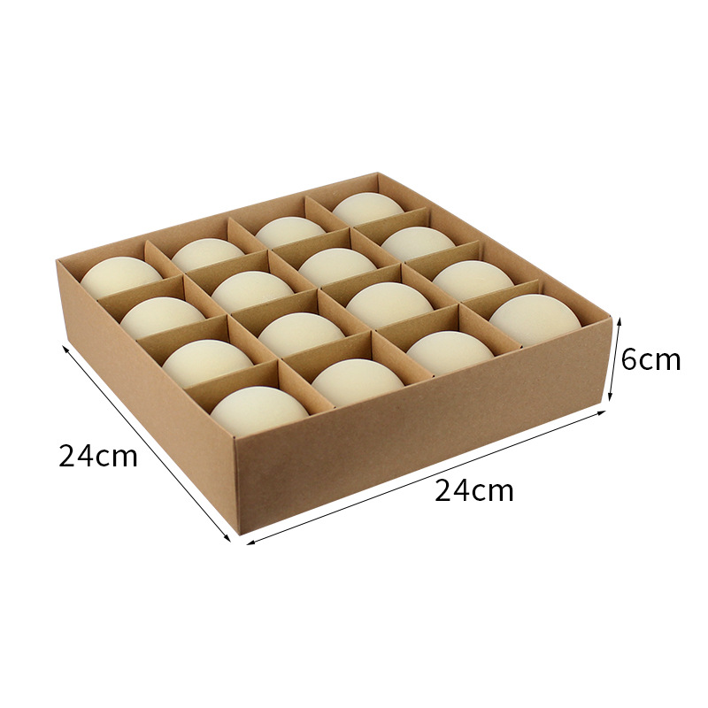 Bolas de Navidad flocadas bolas de Navidad 6CM / 16pcs flocadas bolas de Navidad decoraciones navideñas fábrica tienda directa Navidad