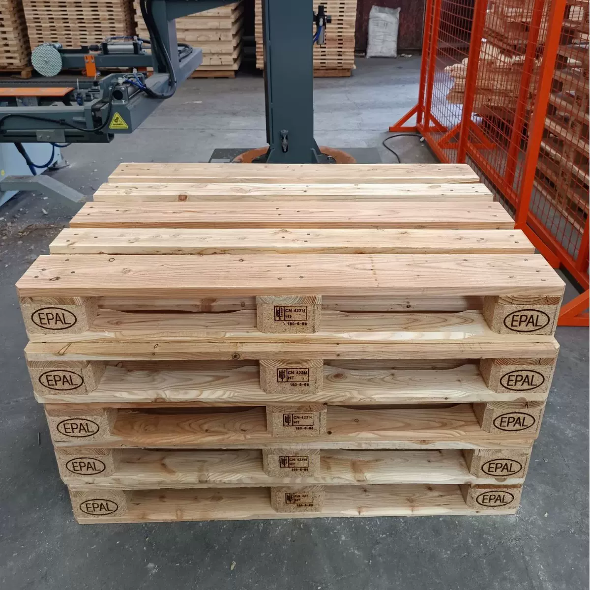 松木卡板物流仓库周转熏蒸托盘货运木栈板叉车木托盘松木熏蒸认证