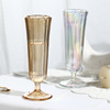 INS wind glass torque beer juice cup thickened high -footed round water cup drink milk cup milk cup home