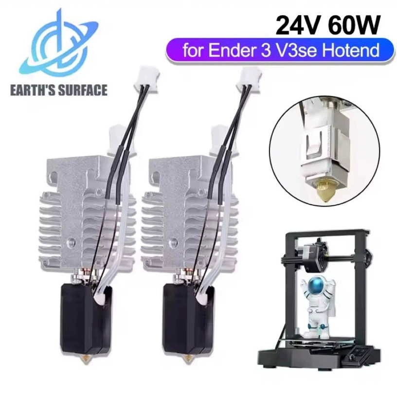 Аксессуары для 3D-принтера Ender3V3 SE, комплект сопел, горячий конец, керамическое обновление, экструзионная головка, печать сопел