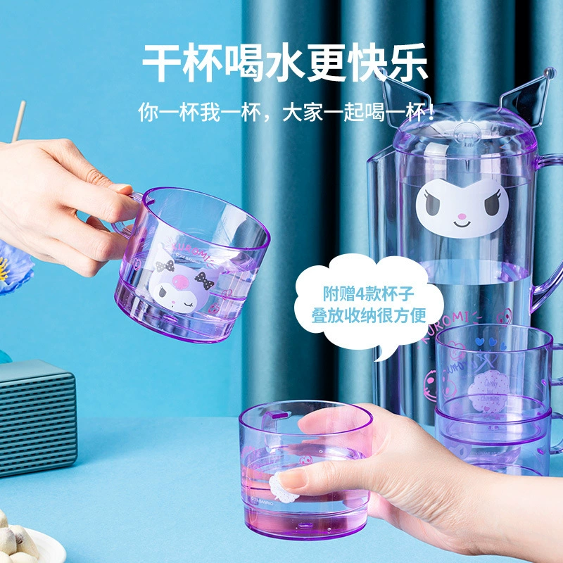 Miniso, Sanrio, башня для вечеринки, набор, детский чайник, объём 1400, 1400 мл