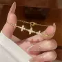 小众跨境镶锆石欧美手链