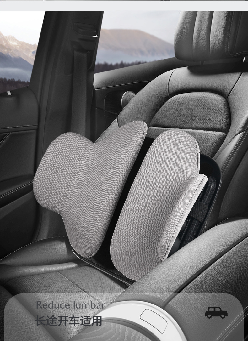 Office Lumbar Support Sedentary Waist Support Cushion Ergonomic Car Seat Backrest Cushion Adjustable Lumbar Support