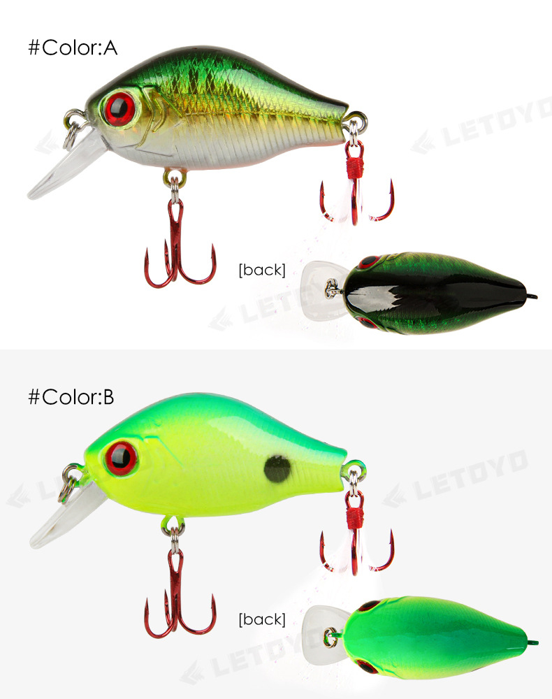 Sinking Crankbaits Fishing Lures Deep Running Crankbaits Fresh Water Bass Swimbait Tackle Gear