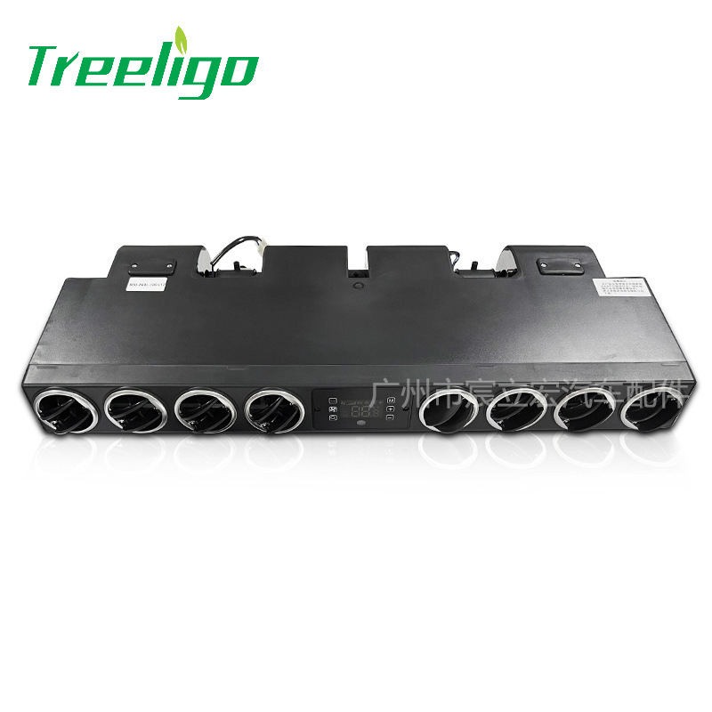 Aire acondicionado para automóvil 868L conjunto de evaporador 12V caravana furgoneta excavadora de calefacción y refrigeración para automóvil aire acondicionado de estacionamiento de 24 voltios