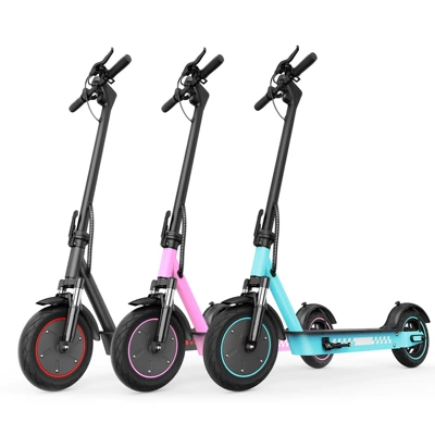 Qatlanan elektrik skuterlər: front and rear dual shock absorbers