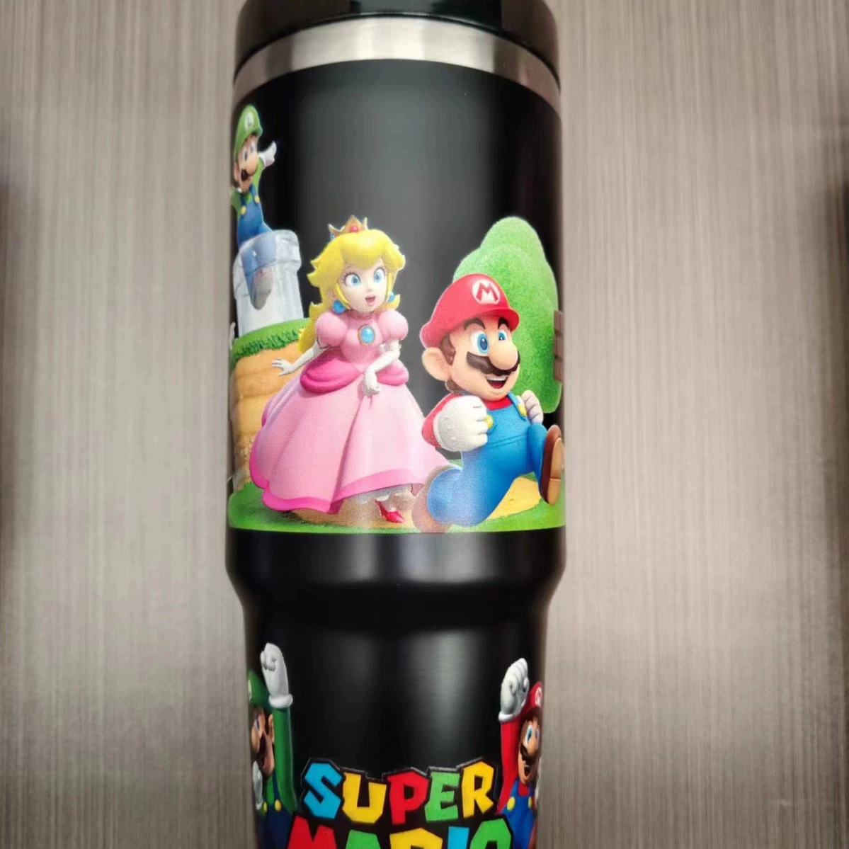 Термос-вакуум 30 oz с мультяшным рисунком, нержавеющая сталь AISI 304, двойные стенки