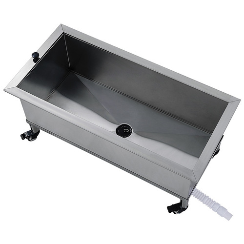 Stainless steel mop basin movable commercial utility basin integrated mop basin washing mop pool, household balcony sink