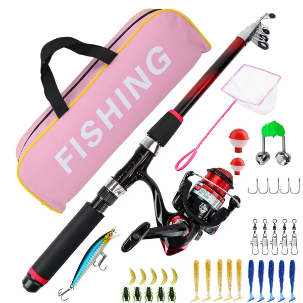 Cross-border 1.8M lure fishing rod set, long-distance casting rod, sea rod, fishing reel, bait, rod bag, beginner-friendly, manufacturer wholesale