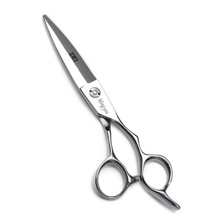 Factory supply 6 inch barber scissors willow leaf cutting slice big slide knife Fat Hair scissors wholesale can be engraved logo
