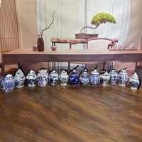 Фарфоровые украшения Jingdezhen рождественская ярмарка украшение ёлки украшение автомобиля голубая и белая фарфор украшения керамическая молодая генеральная банка ветровой колокол