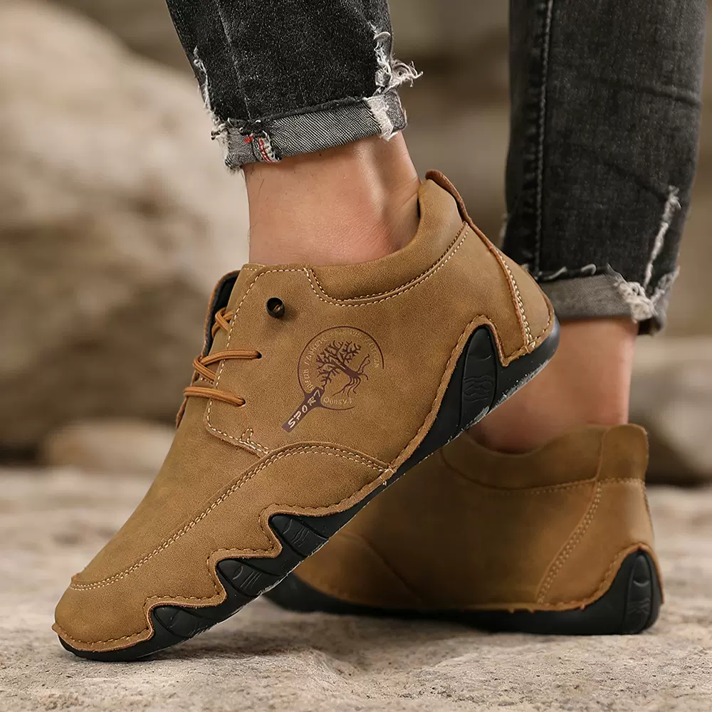 跨境爆款新百搭八爪男鞋户外休闲鞋男士春秋季运动鞋大码马丁皮靴