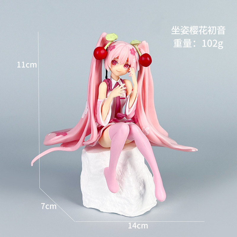 初音未来手办动漫水冰月美少女蕾姆花嫁穹妹二次元公仔模型摆件批|undefined