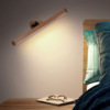 Induction wooden fill light for mirror, handheld magnetic touch LED night light