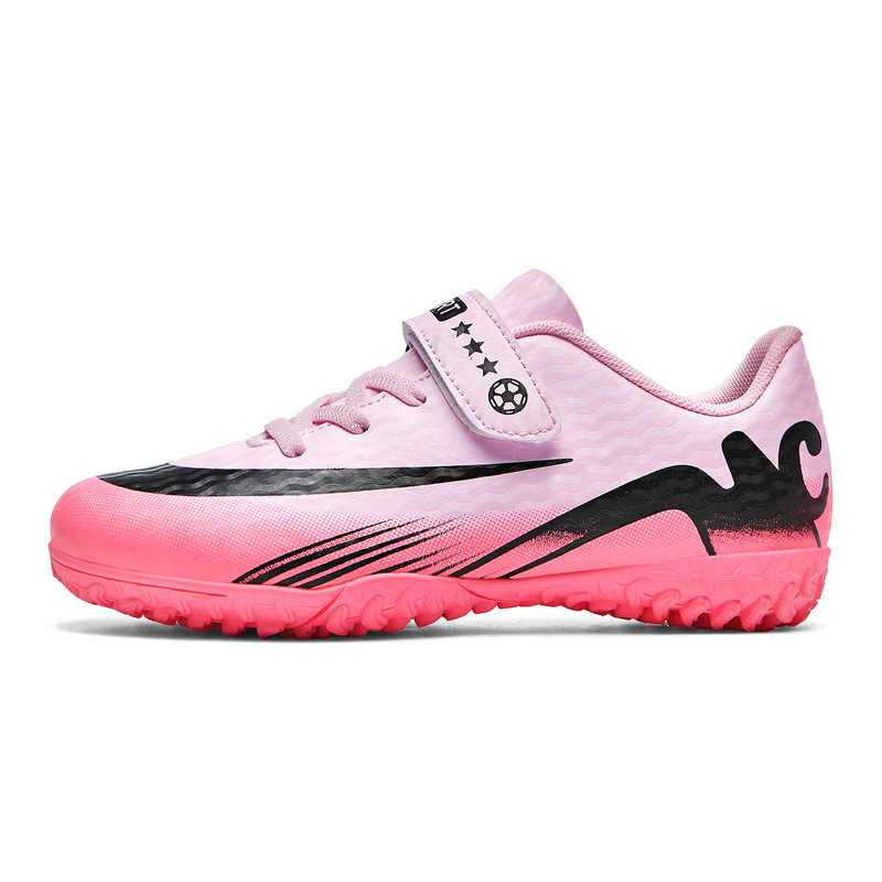 2025 pasto fábrica de niños y niñas nuevos zapatos de fútbol para niños ventilados cómodos deportes bajos clavos rotos