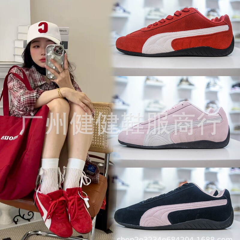 Guangzhou Jianjian Shoes and Clothing Big Size Racing Shoes Red Og Unisex Brand Sneakers Retro Casual Student Training Shoes