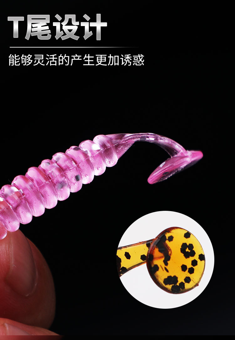 Floating Paddle Tail Fishing Lure Soft Baits Fresh Water Bass Swimbait Tackle Gear