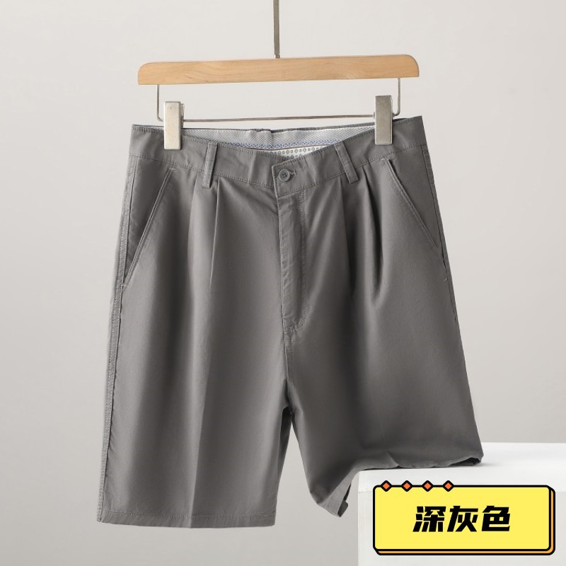 Pantalones cortos de algodón de mediana edad y ancianos de verano Pantalones cortos de algodón de cinco puntos pantalones cortos pantalones sueltos de cintura alta para hombres