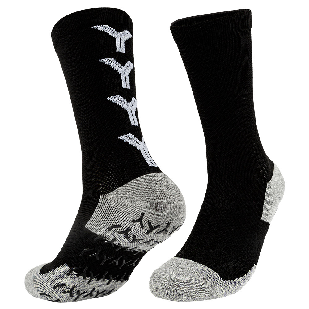 Men's Sports Geometric Cotton Jacquard Crew Socks A Pair display picture 4