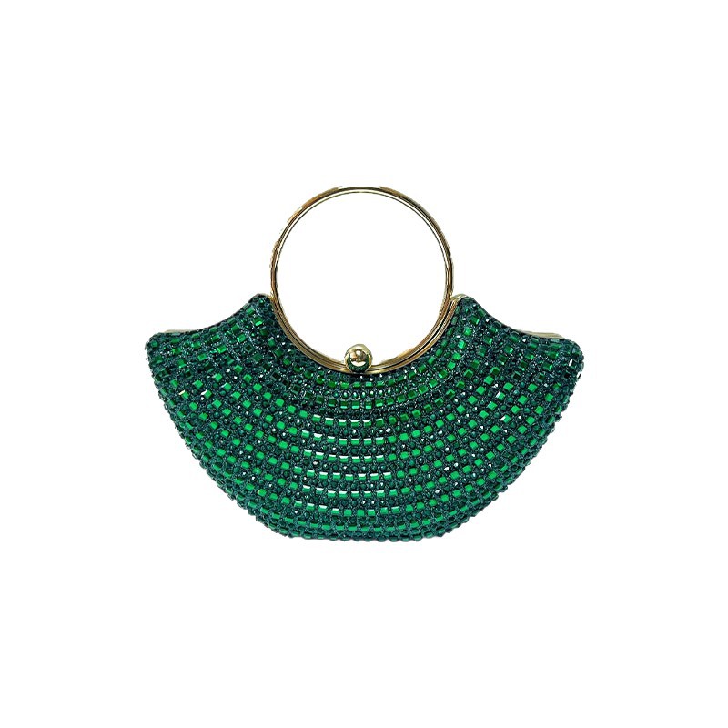 Borsa a mano elegante con strass hobo bag versatile da sera_voghion.com