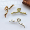 Brand elegant hairgrip, big crab pin, 11.5cm, simple and elegant design