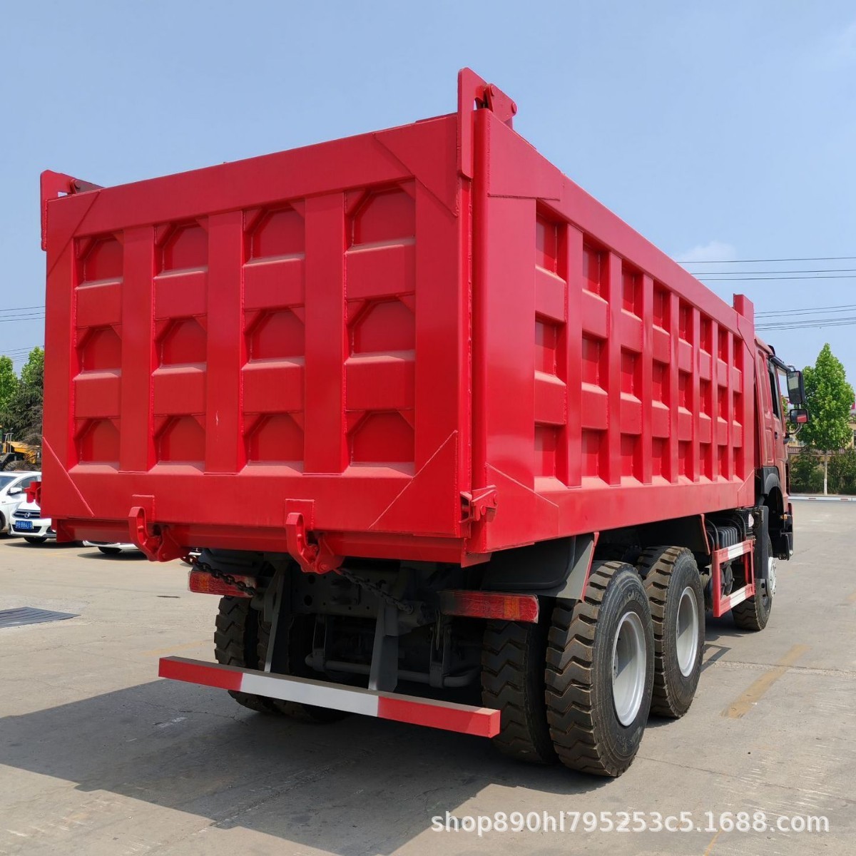 African Heavy Duty Truck Howo 8-Wheel Dump Truck 371 Horsepower Soil Transport Dump Truck Engineering Truck