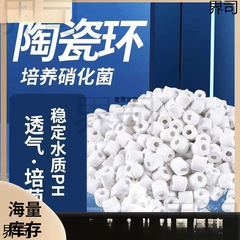 过滤材料鱼缸陶瓷环滤材鱼池玻璃环生物环培养硝化细菌屋速卖通