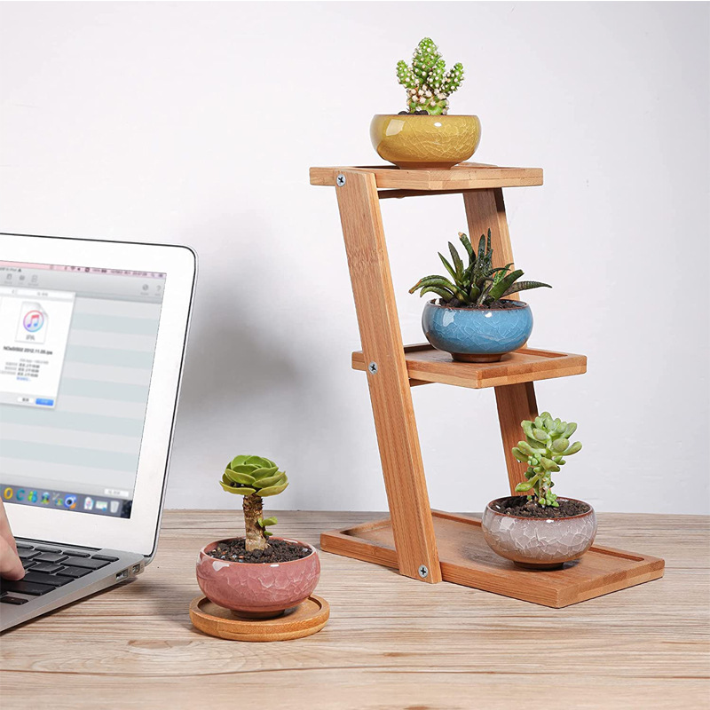 Mini hielo crack esmalte planta suculenta maceta al por mayor zakka pequeña maceta colorido escritorio cerámica pulgar maceta