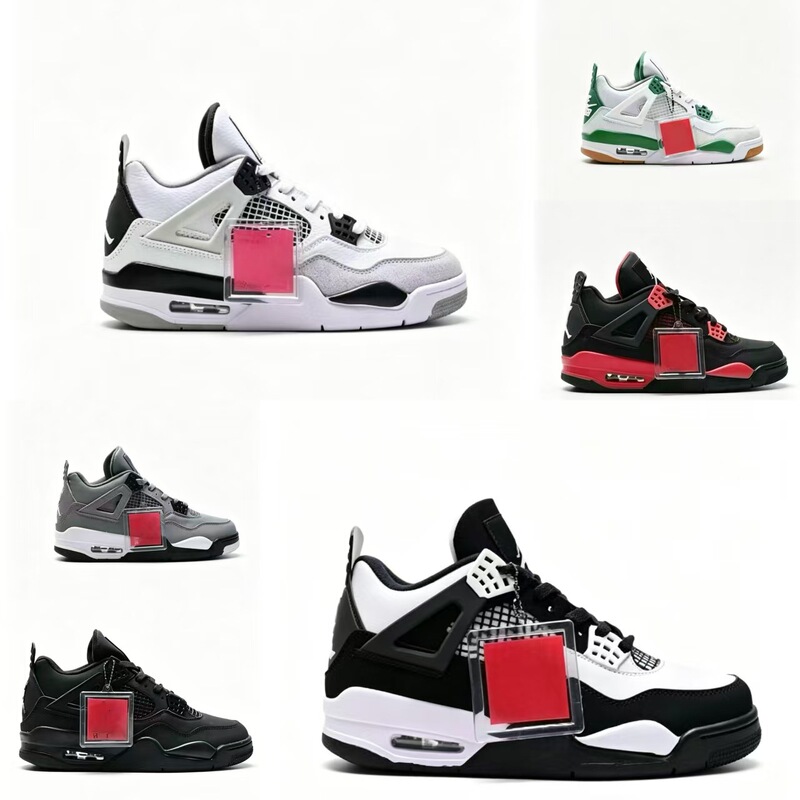Cross-Border Foreign Trade Aj4 Jordan 4 Rm White Cement Thunderbolt Men's and Women's Jordan 4 Retro Im Lightning Low-Top Retro Basketball Shoes Cross-Border Foreign Trade Aj4 Jordan 4 Rm White Cement Thunderbolt Men's and Women's Jordan 4 Retro Im Lightning Low-Top Retro Basketball Shoes