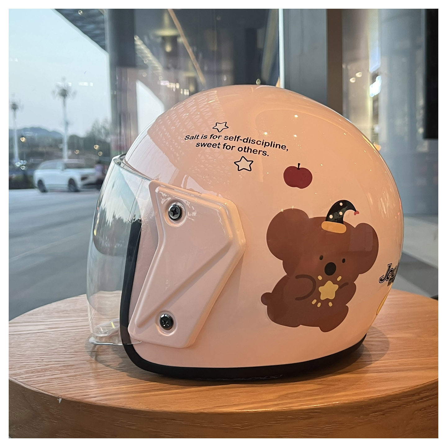 3C National Standard Certified Electric Vehicle Helmet, Men's and Women's Motorcycle Helmet, Four-Season Windproof Universal Cartoon Cute Safety Helmet