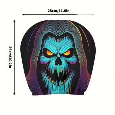 Universal seat cover — Printing and Elasticity - 26-double-sided-printing-1pc-26cm28cm