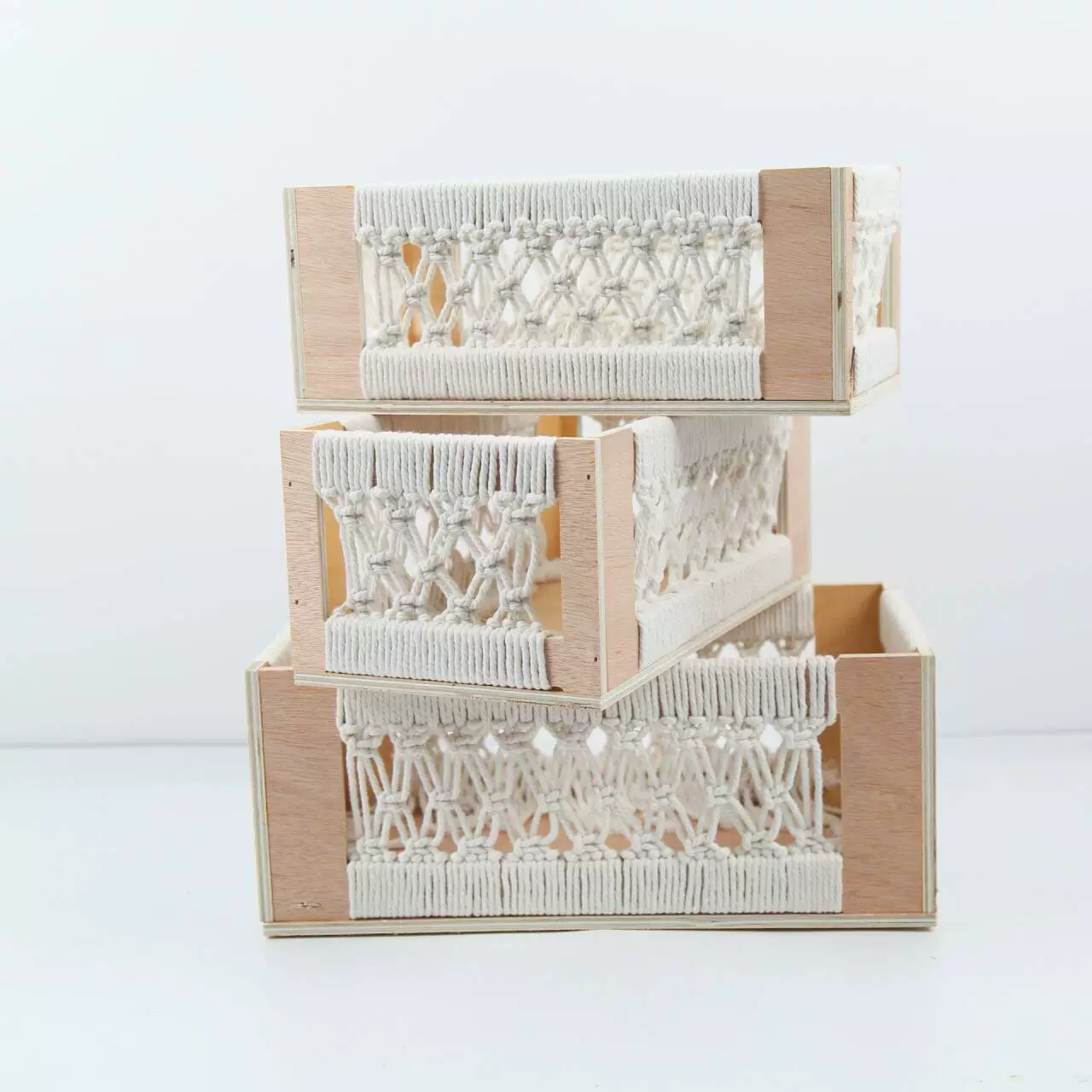 (Cross-border trading), woven table storage basket, DIY, boho style