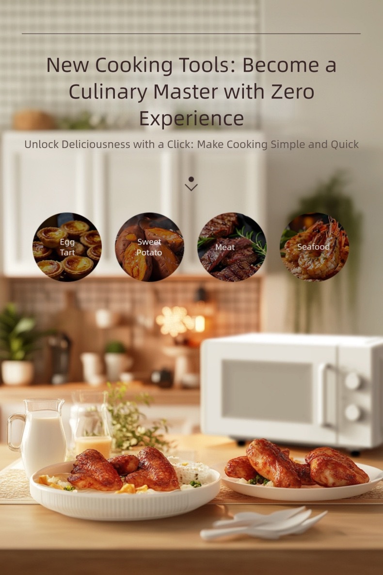 European Style 20l Multifunctional Mechanical Microwave Oven_voghion.com