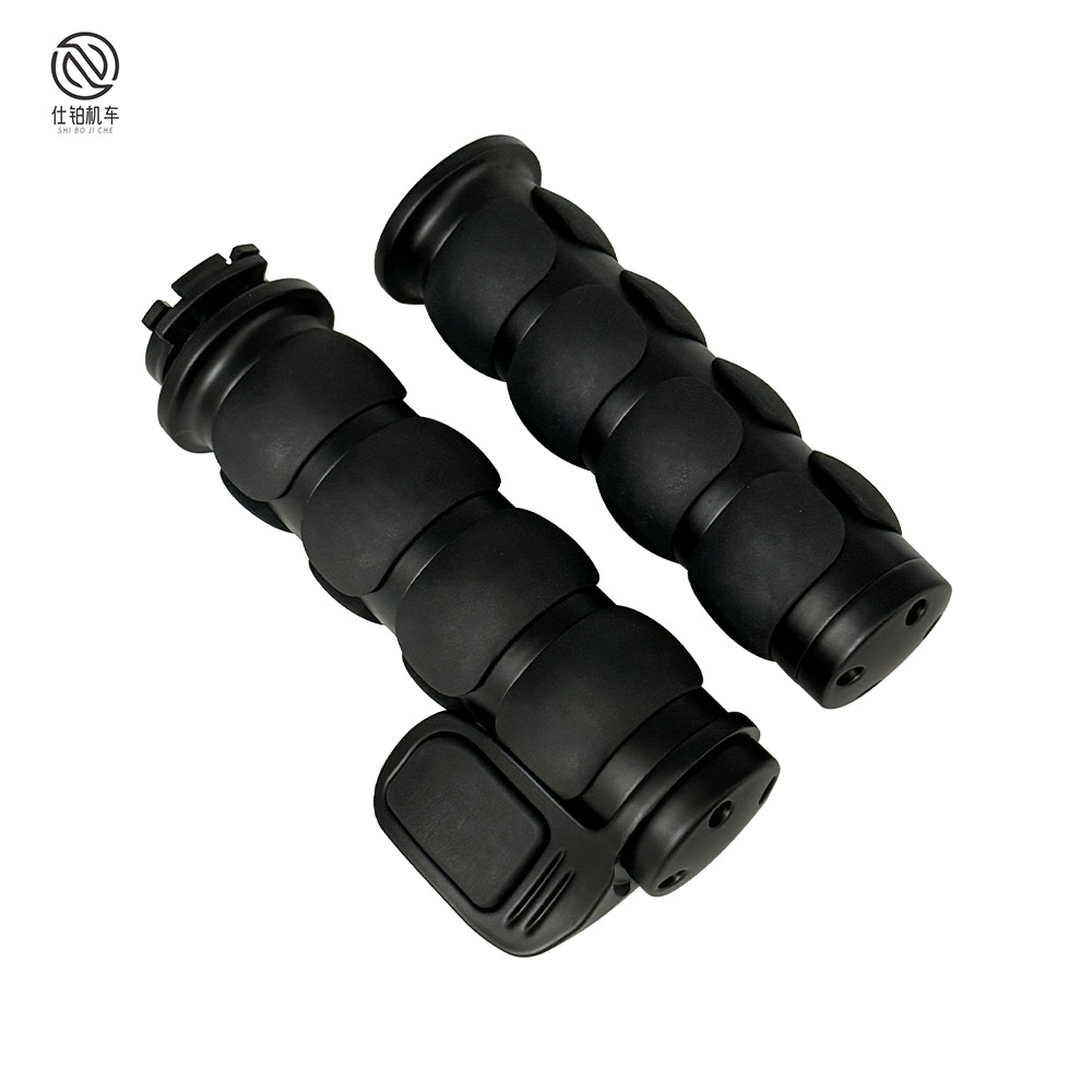 Handlebar Grips Retro: Ha Lei Other brake systems - large-booster-black-25mm
