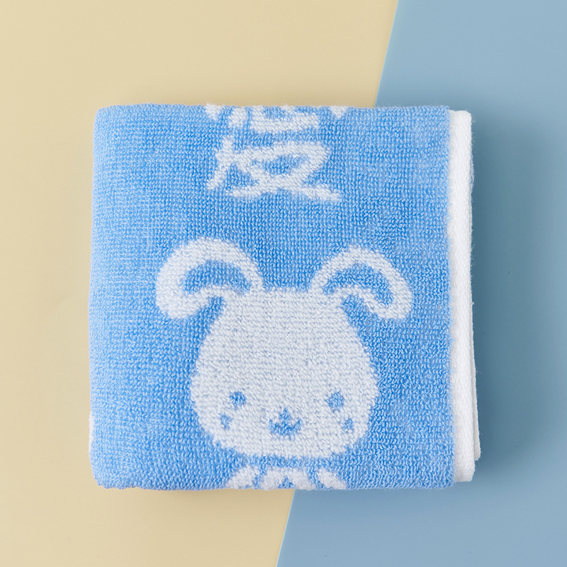 Children's Towel Cotton Jacquard I Love Bath Cartoon Baby Infant Thickened Soft Group Buying Children's Towel