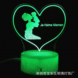 ĸ�H��ϵ��3DСҹ���ж��H�Ӽo���ͥ�YƷ���|���߲��b��led̨��