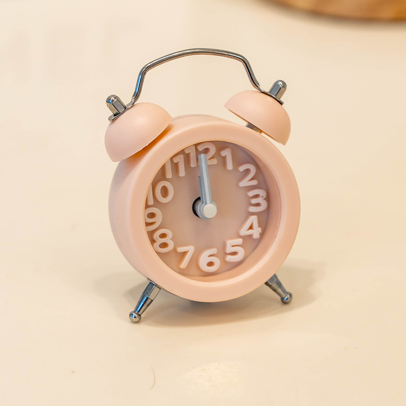 Directo de fábrica simple mini despertador lindo Internet celebridad dormitorio estudiante niños reloj despertador creativo