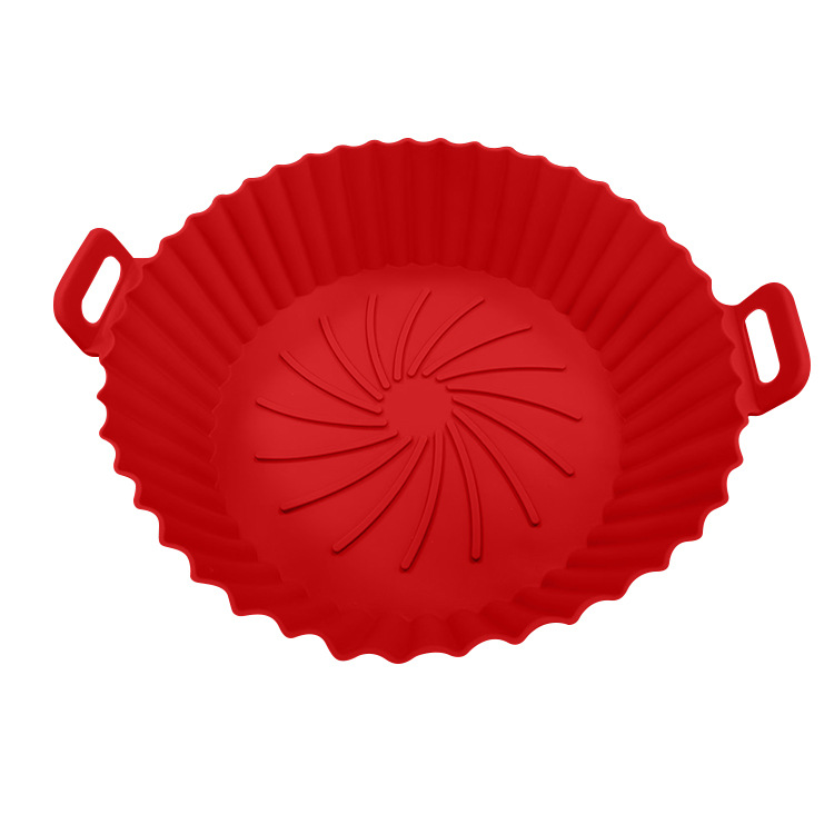 Amazon explosivo aire frito plato de horneado de silicio grado alimenticio resistente a altas temperaturas almohadilla de horneado de aire doméstico