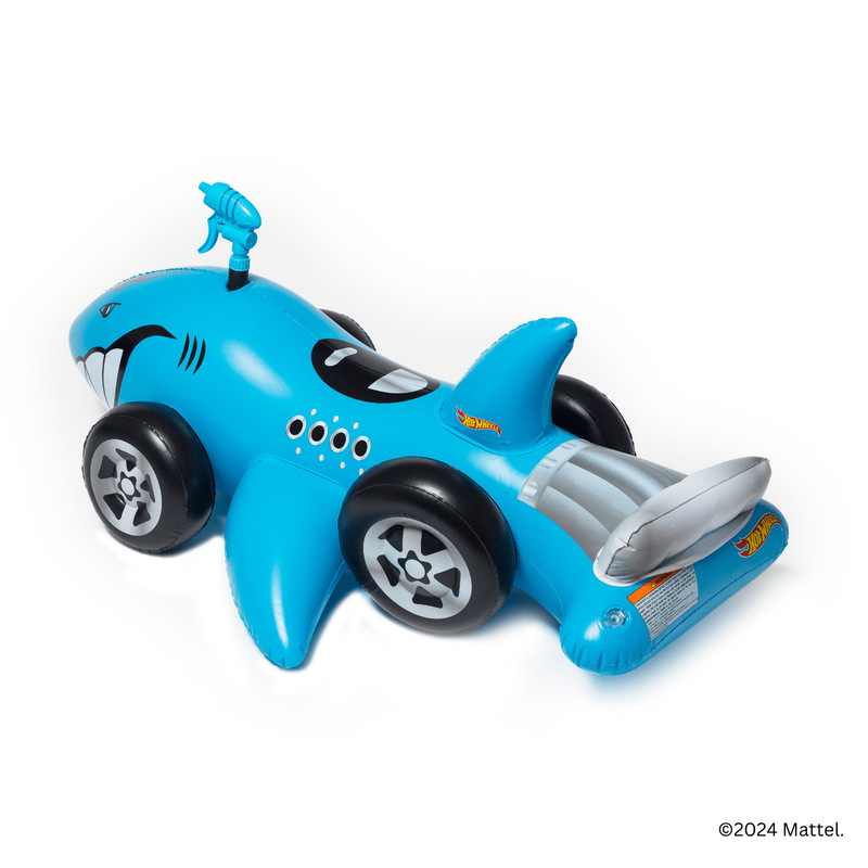 Limited Edition Hot Wheels Shark Cruiser Float, Thickened Pvc Children's Pool Water Spray Inflatable Bed Limited Edition Hot Wheels Shark Cruiser Float, Thickened Pvc Children's Pool Water Spray Inflatable Bed