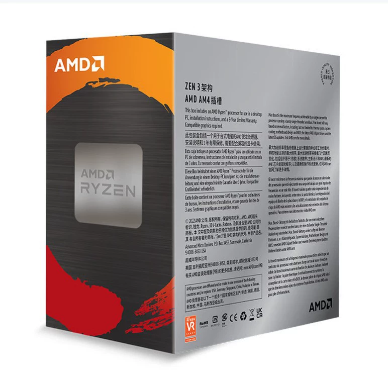 Процессор игры AMD Ryzen 7 5700X3D, разобранный чип CPU, другие восемь ядер, посмотрите детали, поддержка spot
