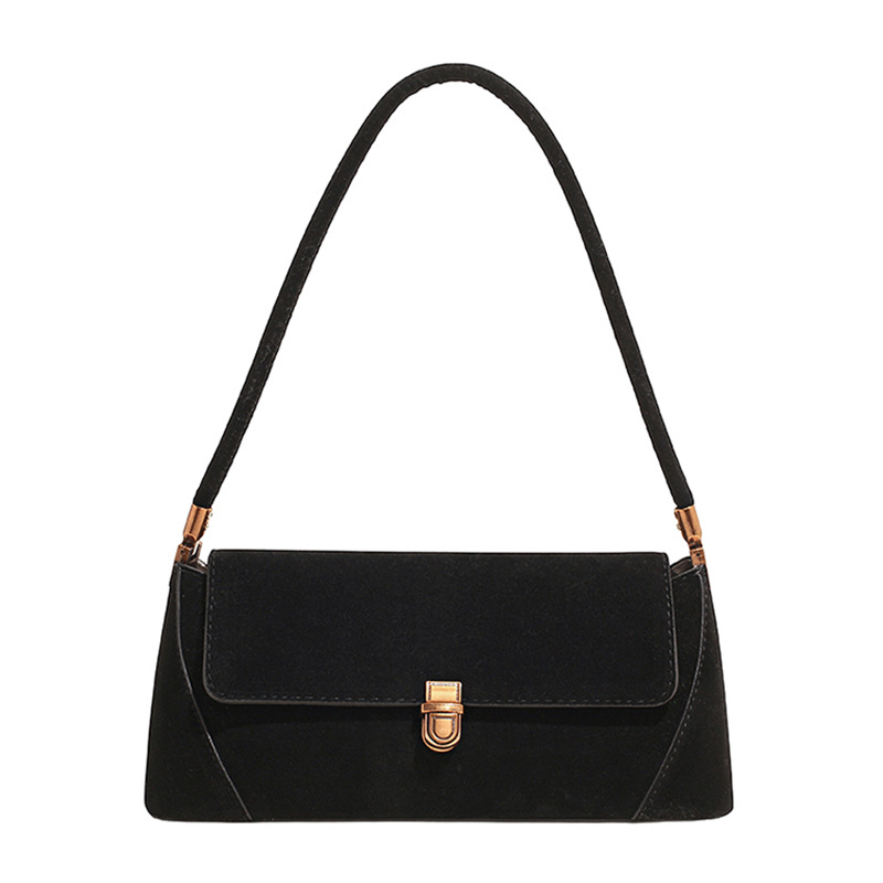 Diseño de nicho de textura transfronteriza de alto nivel bolso de palo de mano para mujeres ventas calientes nuevas bolsas de hombro de estilo extranjero bolsas de brazo de moda image 11