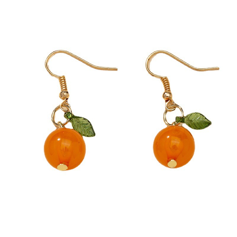 Fashion Orange New Earrings display picture 1