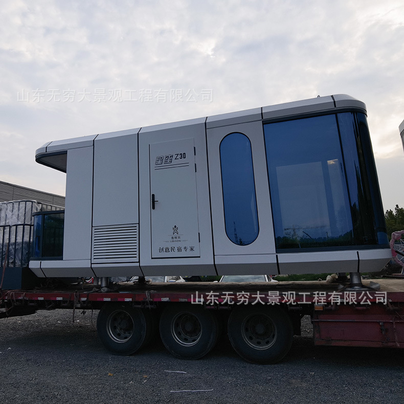 Espacio creativo al aire libre cápsula B & B nuevo punto escénico rural atracción turística edificio tecnología sentido espacio cápsula fabricante