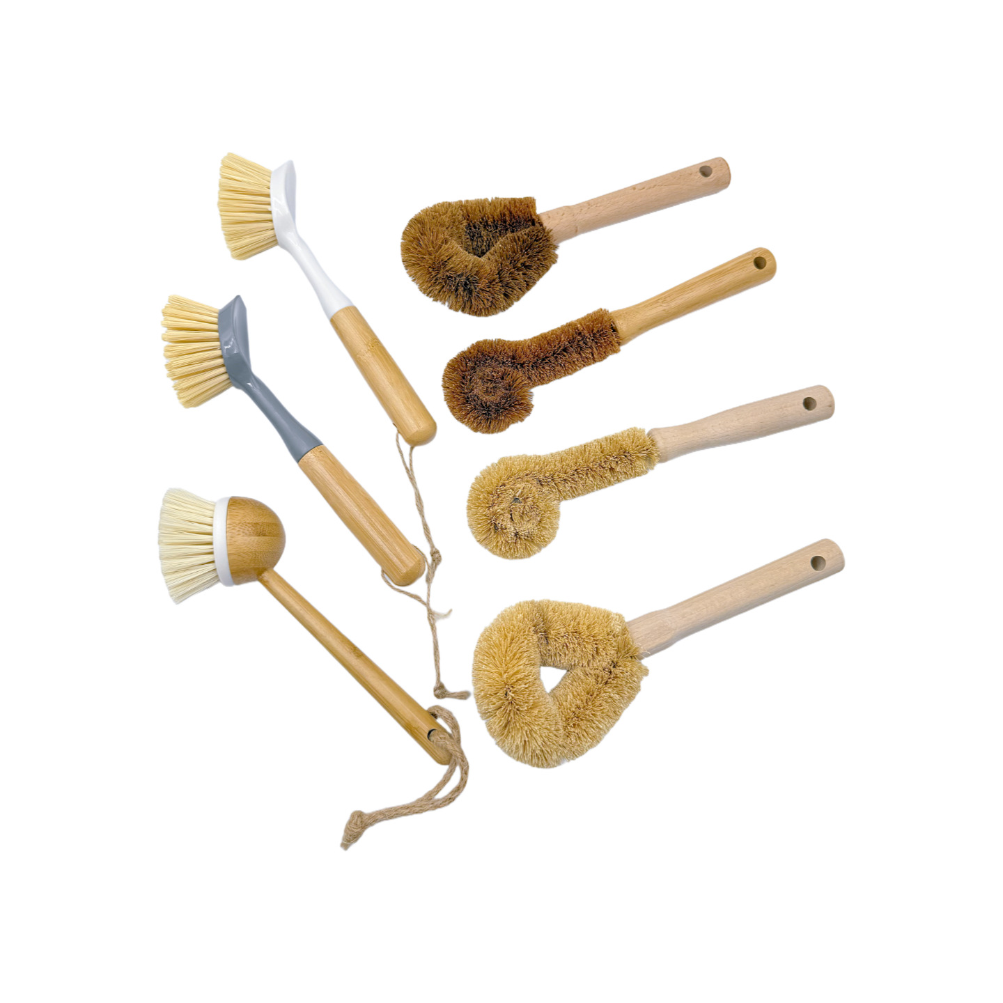 Juego de limpieza para el hogar y las tareas domésticas, cepillo multifuncional para la cocina en el hogar, cepillo para ollas con mango, cepillo para platos, cepillo para frutas y verduras, cepillo para tazas